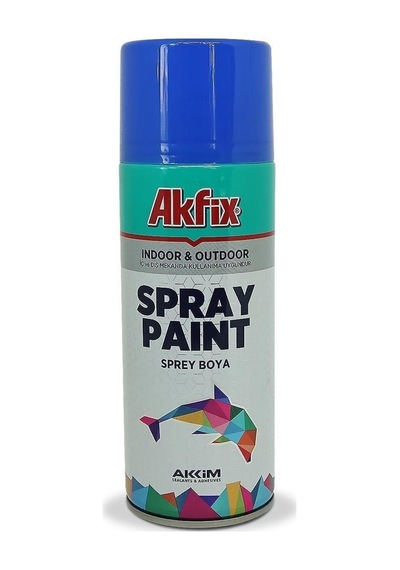 Akrilik Sprey Boya Parlak Mavi 400 Ml Diğer
