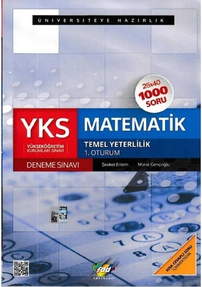 Fdd Yks Temel Yeterlilik Matematik 1. Oturum Deneme Sınavı