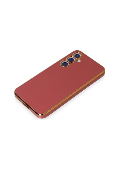Samsung Galaxy S23 Fe Uyumlu Kılıf Volet Silikon - Kırmızı