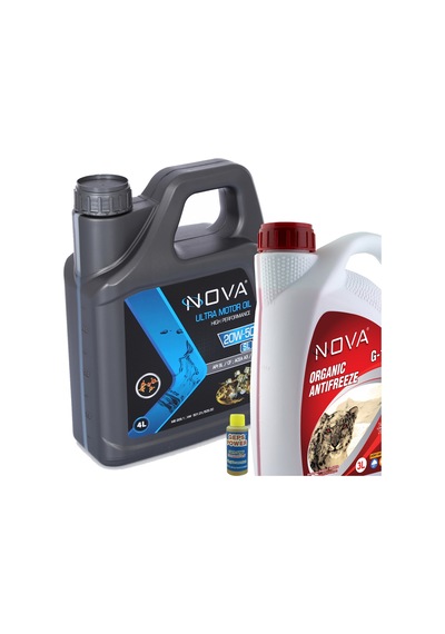 Nova 20W-50 Motor Yağı 4 L + K.Antifriz 3 L