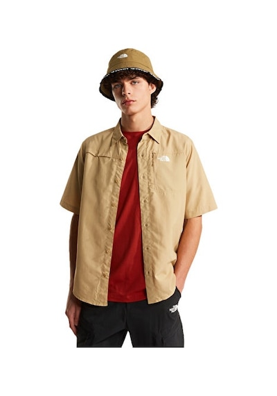 The North Face M Sequoia Short Sleeve Shirt Erkek Outdoor Kısa Kollu Gömlek Nf0a8fu6lk51 Bej