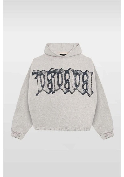 American Rag Cie Özgün Tasarımıyla Triple M Hoodie - Rahat Ve Şık Gri Sweatshirt