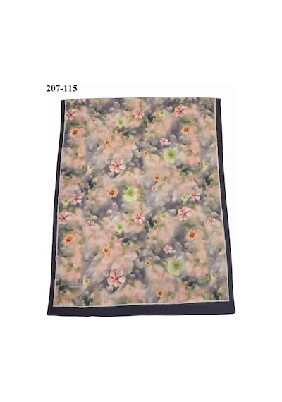 Moonscarfs Moonscarf Bambu Kraş Pamuk Şal Acı Kahve 207-115 Çok Renkli