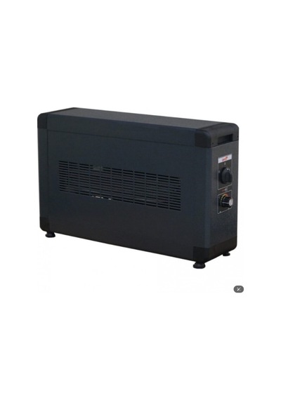 Board 3000w Monofaze Elektrikli Fanlı Isıtıcı Siyah Füme