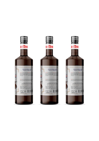 Nish Çikolata Aromalı Şurup 3 X 700 Ml - Pet Şişe