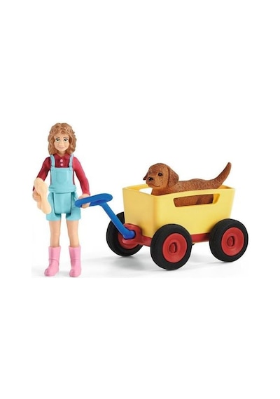 Schleich Yavru Köpek Arabası 42543
