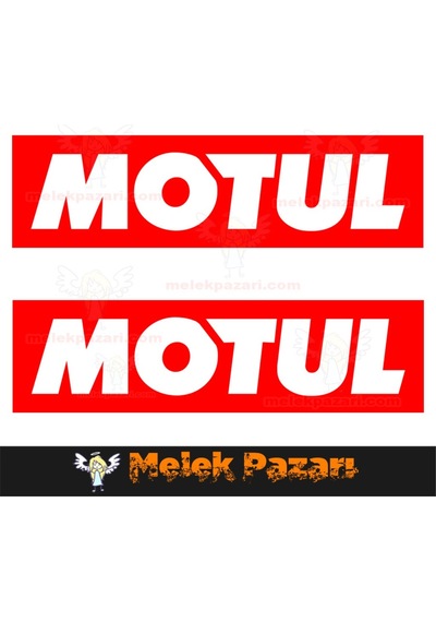 2 Adet Motul Yağ Bisiklet, Oto Sticker