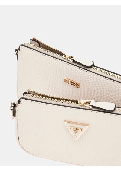 Guess Saffiano Noelle Mini Kadın Çapraz Çanta Hwzg7879710 Krem