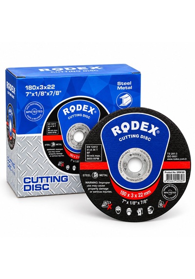Metal Kesici Disk 180x3x22mm For Metal 5690