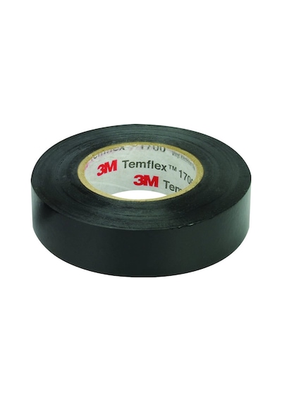 3M Temflex 1300E Siyah Pvc İzole Elektrik Bandı 10'lu Paket