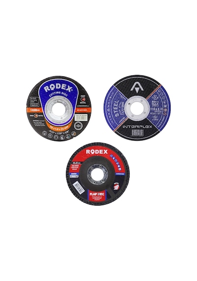 16 Parça Spiral Taşlama Cırt Zımpara Inox Metal Kesici Flap Disk (487452753)
