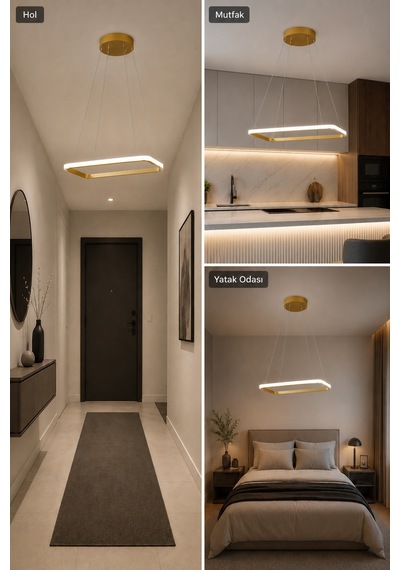 Diva Led Sarkıt Avize Beyaz Işık Eskitme