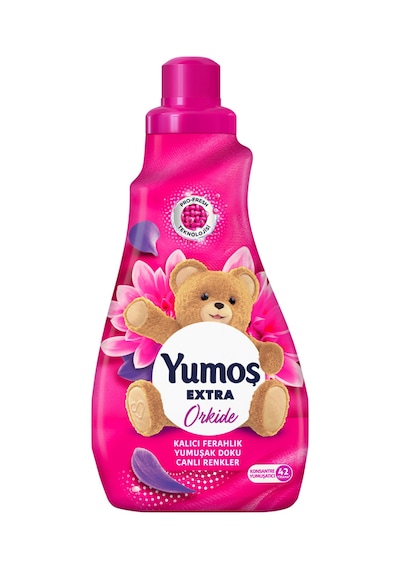 Yumoş Extra Konsantre Çamaşır Yumuşatıcı Orkide 1008 Ml 42 Yıkama 2'li Set