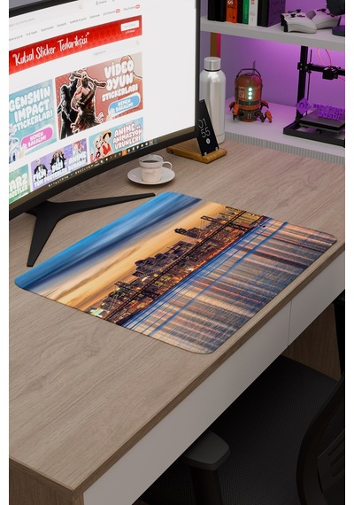 San Francisco Kaliforniya Abd 2 V2 48x40 Xl Gaming Kauçuk Kaymaz Taban Mouse Pad Fare Altlığı