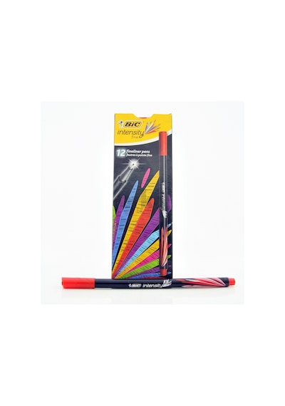 Bıc Intensity Fine Liner Keçe Uçlu Kalem Kırmızı 12'Li Kutu