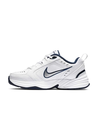 Nike Air Monarch IV Erkek Fitness Ayakkabısı 415445-102 Beyaz - Lacivert