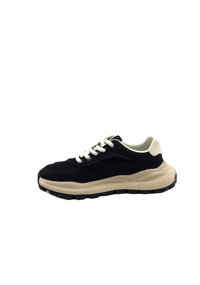 Gamelu 25ym Meks Siyah Bej Erkek Sneaker Spor Ayakkabı Siyah-bej
