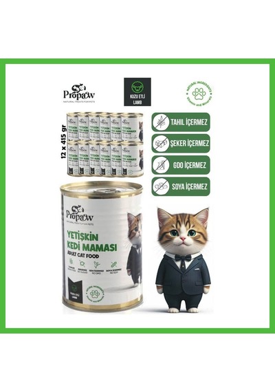 Vaveni Propaw Yetişkin Ciğerli Kedi Maması 415 Gr Arz
