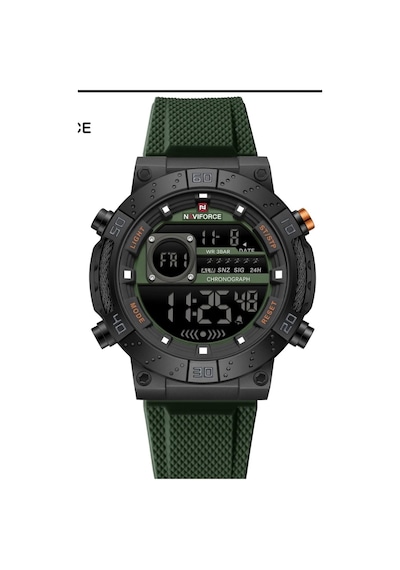 Naviforce Dijital Erkek Kol Saati Alarm Kronometre Çok Renkli