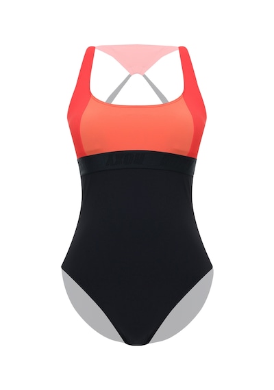 Roxy Actıve Colorblk One Siyah Kadın Mayo 000000000102115342