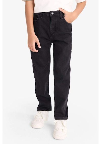 Defacto Erkek Çocuk Straight Fit Düz Paça Jean Polar Astarlı Pantolon F4290a825wnnm40 Siyah Defacto Erkek Çocuk Straight Fit Düz Paça Jean Polar Astarlı Pantolon F4290a825wnnm40 Siyah