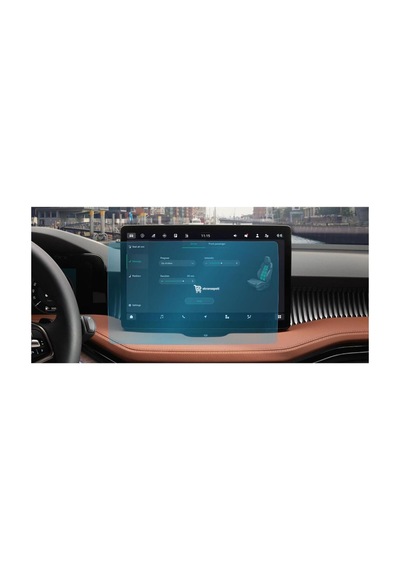 Skoda Superb Uyumlu 10 İnç Araç Ekran Koruyucu Multimedya Navigasyon 9h Nano Kırılmaz Şeffaf