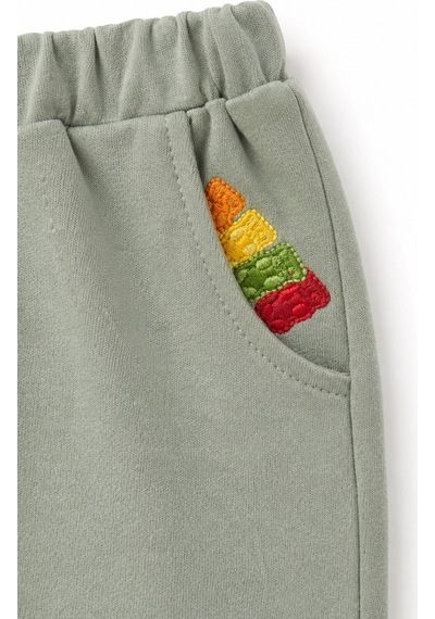 Haribo Bebek T-shirt Şort Takım Haki Erkek
