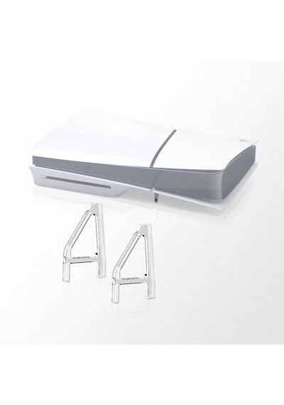 Ps5 Slim Modeller İçin Şeffaf Renk Stand Ayakları