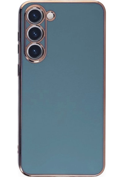 Samsung Uyumlu Galaxy S23 Kılıf Volet Luxury Seri Kamera Korumalı Silikon Kapak