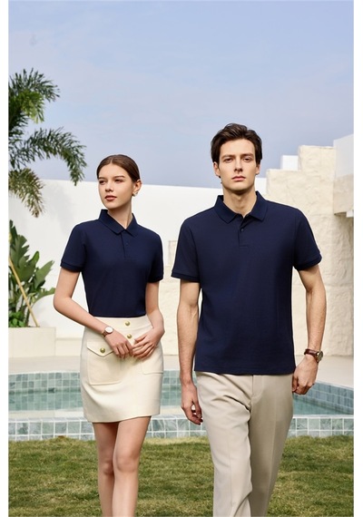 New Performance Premium Polo T-shirt 100% Pamuk Merserize Lacivert