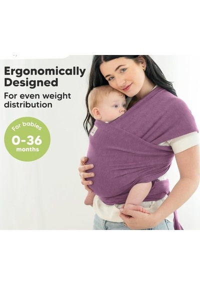 Keababies Bebek Taşıyıcısı, Nefes Alabilir, Ergonomik ve Eller Serbest Sarma Taşıyıcı Portbebe