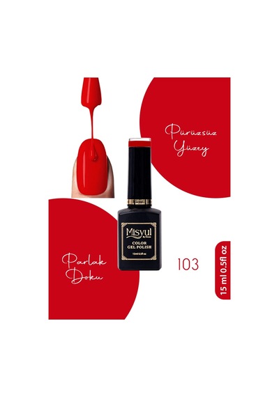 Misyul Uv Led Kalıcı Oje Nail Art 15 Ml 103