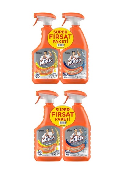 Mr. Muscle Mutfak Temizleyici 750 ML + Banyo Temizleyici 750 ML