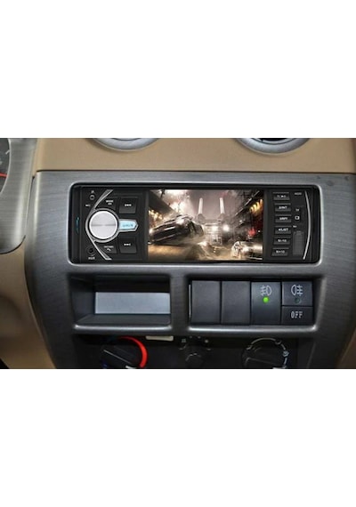 Exvol Araba Oto Teyp+Park Kamerası 4.1 İnc 4*60W Bluetoth-Usb-Aux