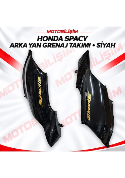 Honda Spacy Uyumlu Arka Yan Grenaj Takımı Siyah