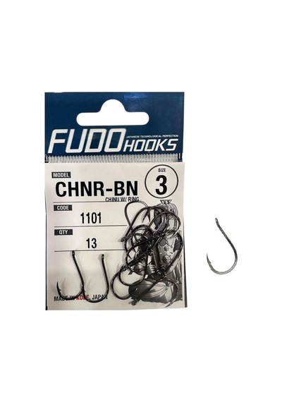 Fudo 1101 No:3 Chinu W/ring Black Nikel Olta İğnesi 13 Adet