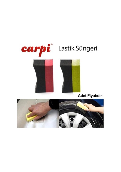 Lastik Parlatma Süngeri Temizleme Süngeri