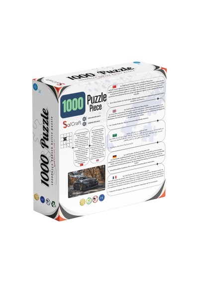 Black Bmw Coupe 1000 Parça Puzzle Standart