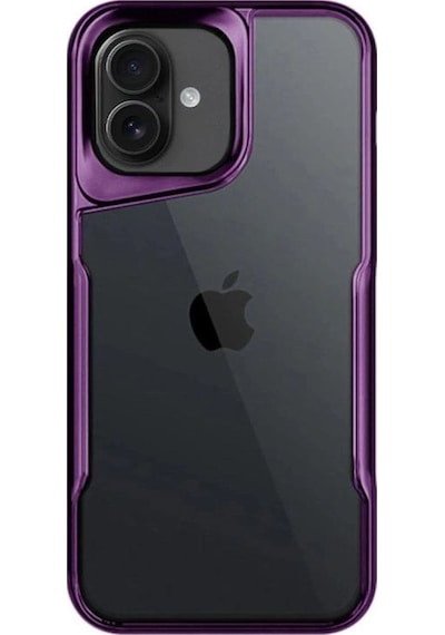 Apple iPhone Uyumlu 16 Plus Kılıf Boyi Silikon Kapak - Derin Mor Diğer