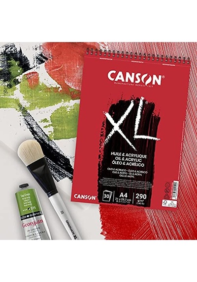 Xl Huile &amp Acrylique, Yağlı Ve Akrilik Boya Bloğu, Dın A4, 30 Yaprak, 290 G/m² Genel