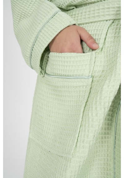 Varol Kaos Serisi Kimono Yaka Pike Bornoz Sabahlık Yeşil-l/xl Yeşil