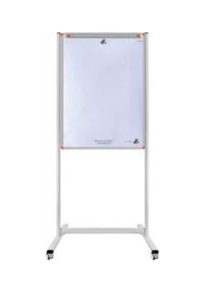 Panda Sabit Tekerlekli Yazı Tahtası Flipcartlı Pan 240 Beyaz 65x100