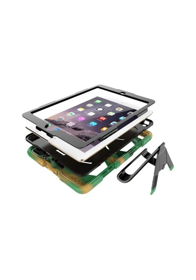 Jenerik Apple İpad 5 Air 9.7 Kılıf Griffin Tablet Kapak - Kamuflaj