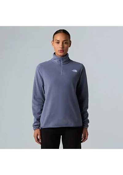 The North Face W Glacier Fleece 1/4 Zip Kadın Polar Sweatshirt Nf0a8d2jbtr1 Mor
