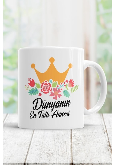 Dünyanın En Tatlı Annesi Kupa Bardak Beyaz