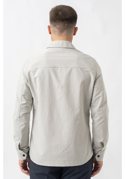 White Stone Aarberg 5814 Mevsimlik Slim Fit Pamuklu Mont - Taş
