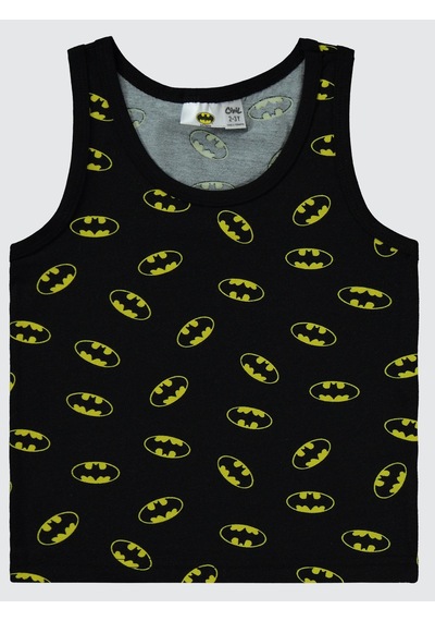 Batman Erkek Çocuk 2'li Atlet Set 2-10 Yaş Sarı