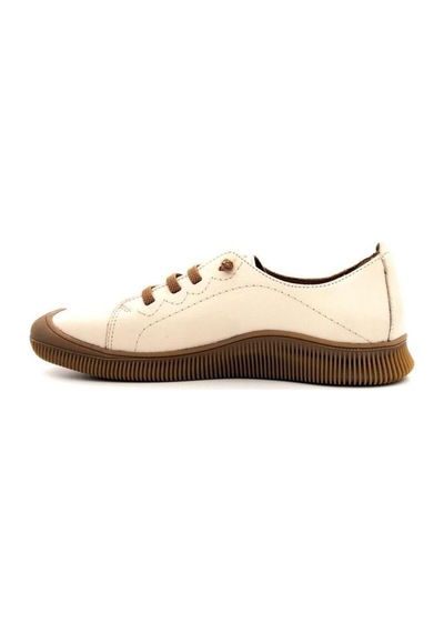 Venüs 2413504y Kadın Hakikki Deri Lastikli Comfort Atom Ayakkabı Bej