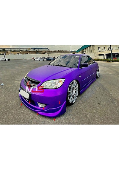 Honda Civic Vtec 2 Makyajlı S2000 Ön Tampon Eki Fiberglass Boyasız