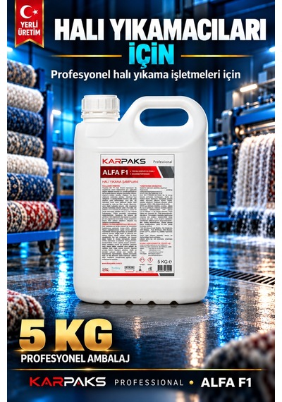 Alfa F1 Ultra Halı Yıkama Şampuanı 5 Kg Tekli